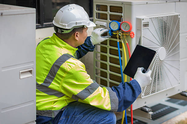 Professional Hvac technician working in Lambertville, NJ